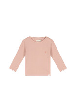 A Tiny Story baby tshirt long sleeve - Old pink W26