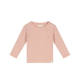 A Tiny Story baby tshirt long sleeve - Old pink W26 G