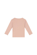 A Tiny Story baby tshirt long sleeve - Old pink W26
