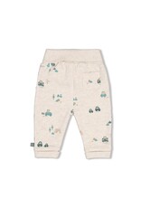 Feetje Broek AOP - Beep Beep Offwhite melange