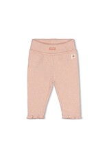 Feetje Broek rib - Fall in Love Roze melange