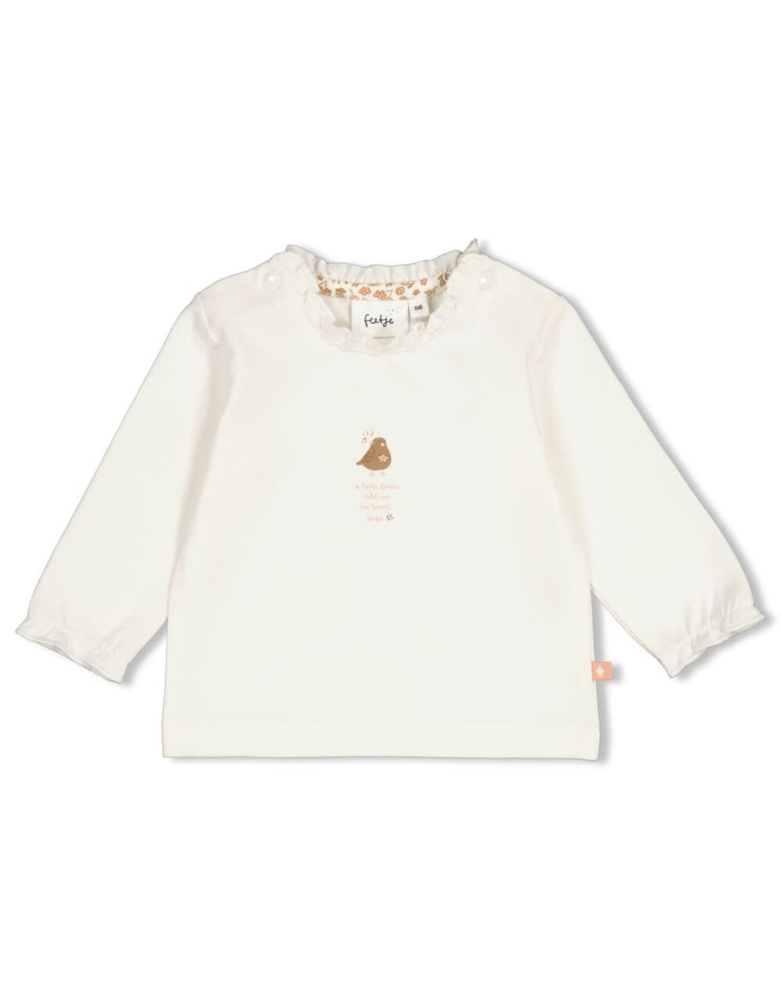 Feetje Longsleeve - Fall in Love Offwhite