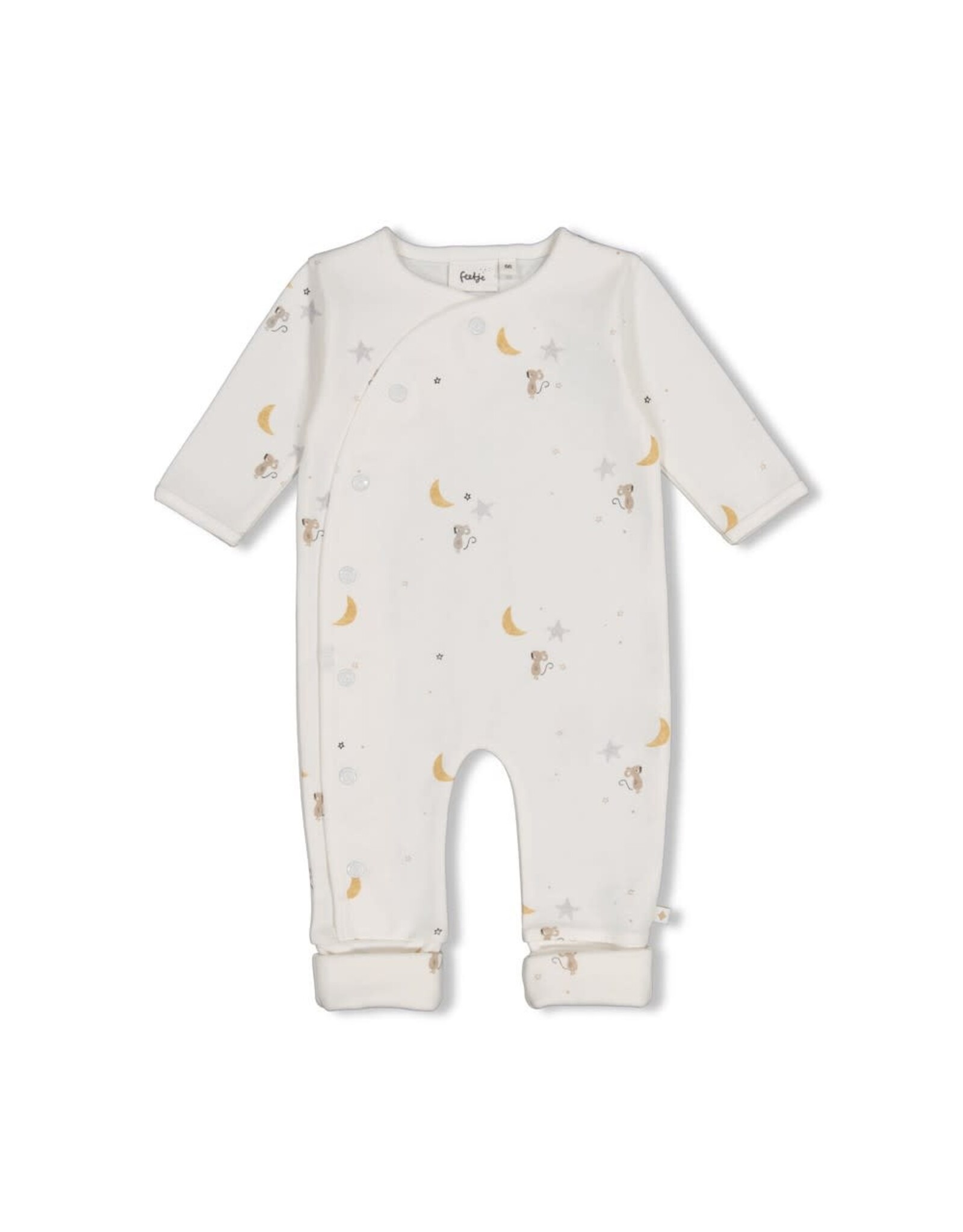 Feetje Pak omslagvoet AOP - Over the Moon for You Offwhite