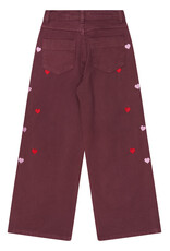 THE NEW TNValentine Wide Fit Jeans Burgundy EMB TN