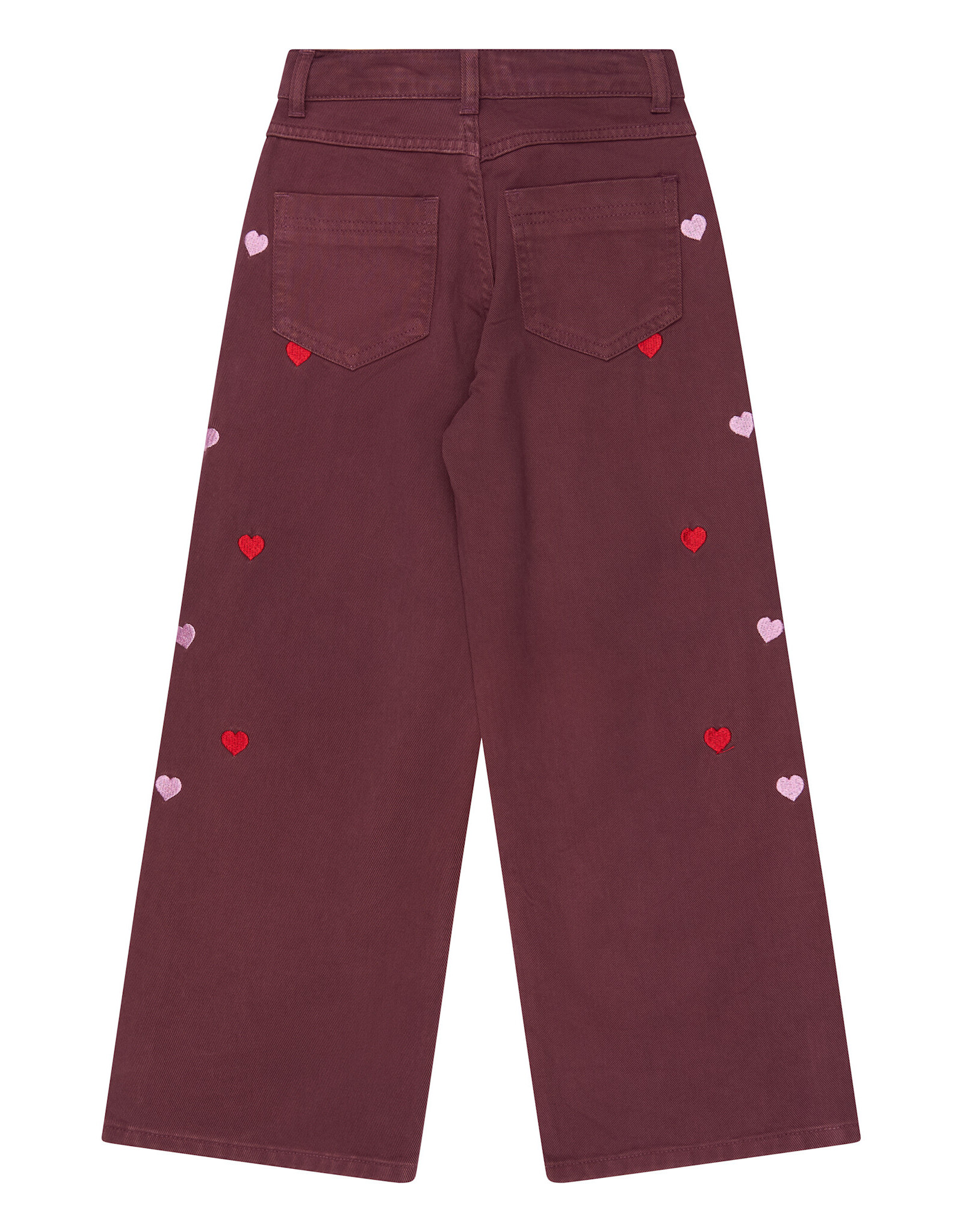 THE NEW TNValentine Wide Fit Jeans Burgundy EMB TN