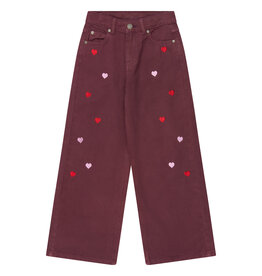 THE NEW TNValentine Wide Fit Jeans Burgundy EMB TN