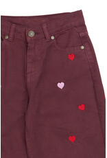 THE NEW TNValentine Wide Fit Jeans Burgundy EMB TN