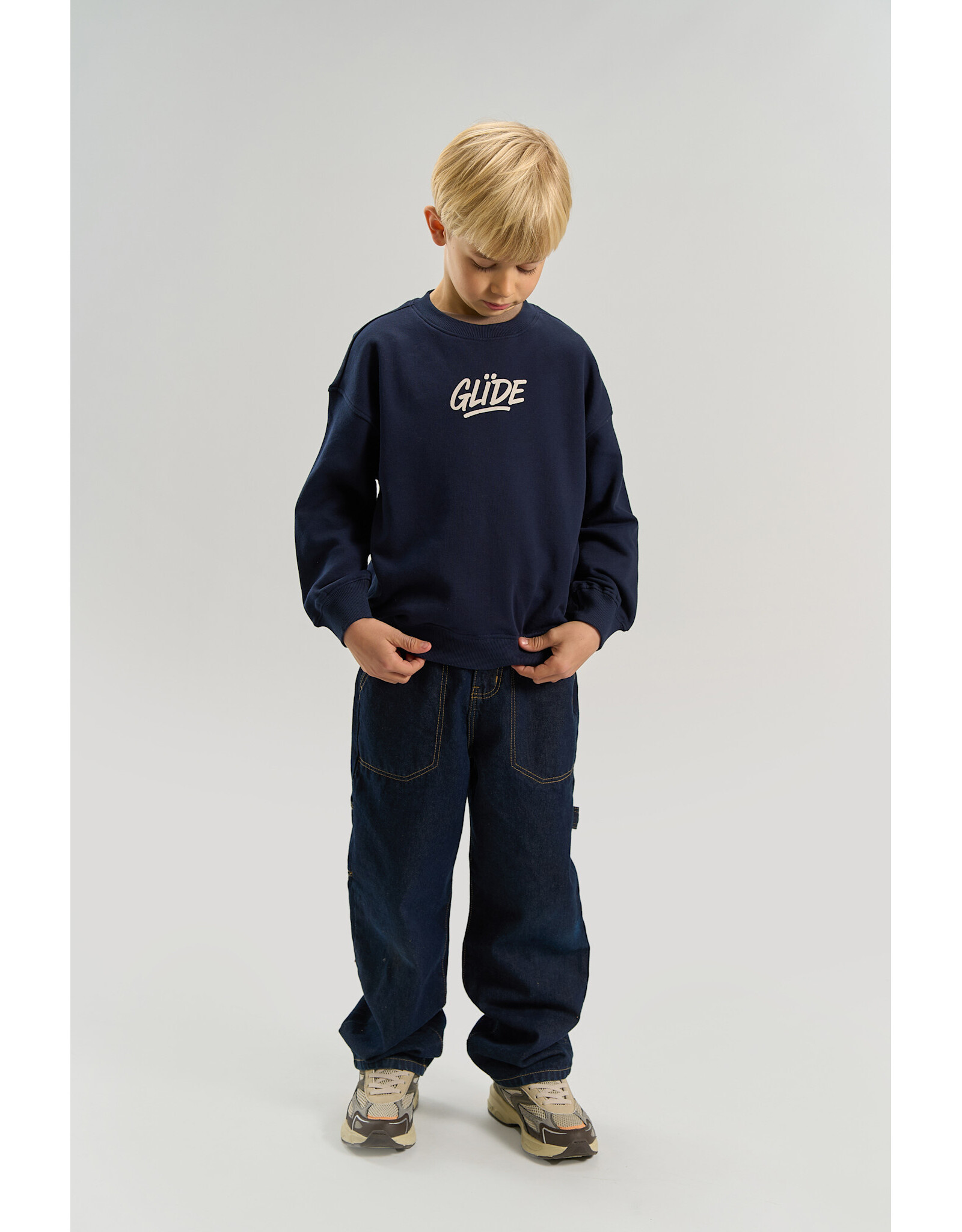 THE NEW TNVance OS Sweatshirt Navy Blazer