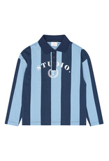 THE NEW TNVudio OS L_S Polo Navy Blazer Striped