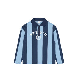 THE NEW TNVudio OS L_S Polo Navy Blazer Striped