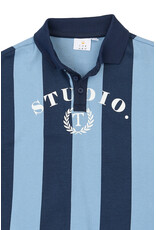 THE NEW TNVudio OS L_S Polo Navy Blazer Striped