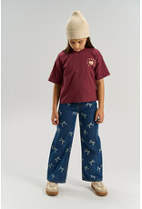 THE NEW TNVirginia Wide Fit Jeans Medium Blue Denim AOP