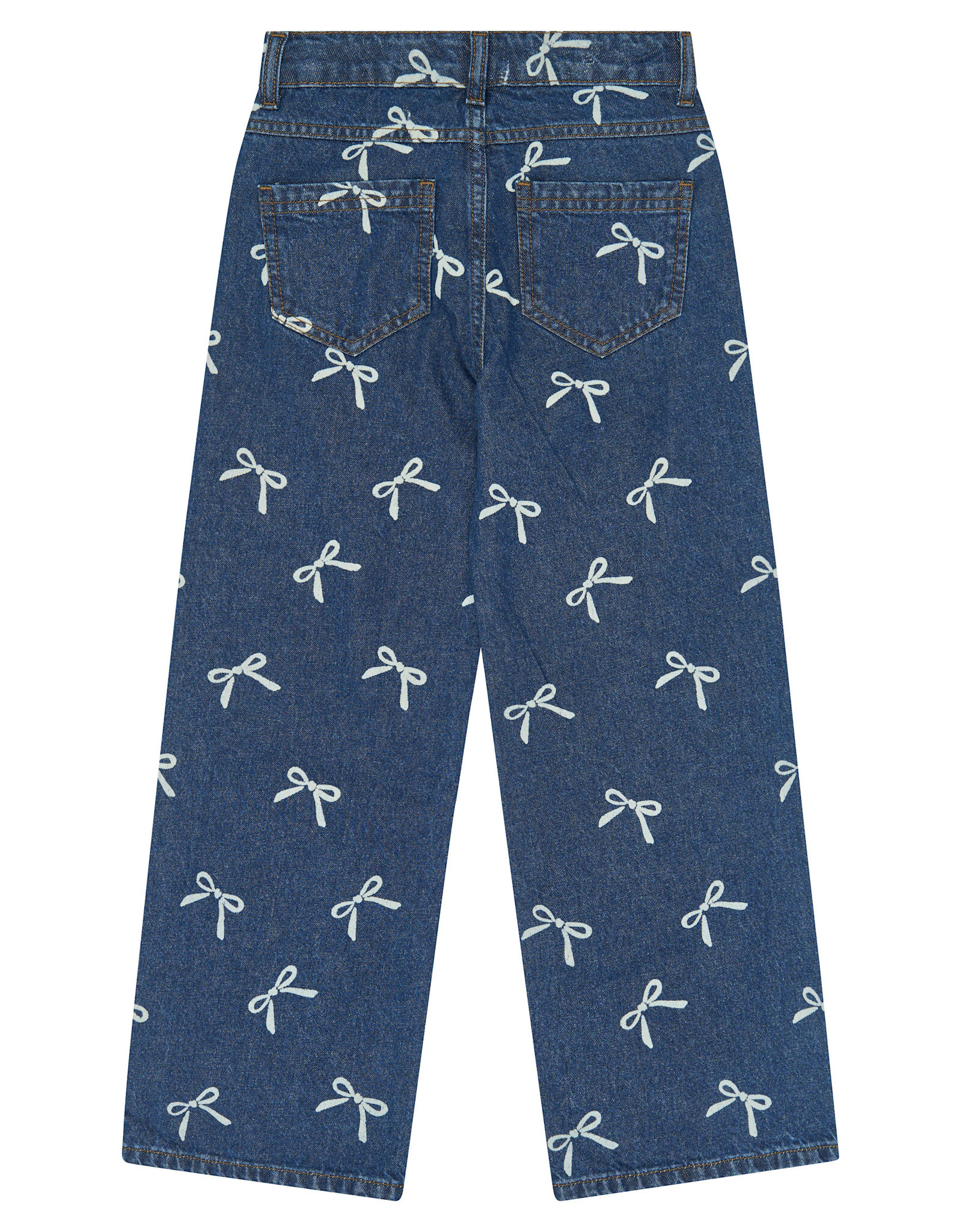THE NEW TNVirginia Wide Fit Jeans Medium Blue Denim AOP