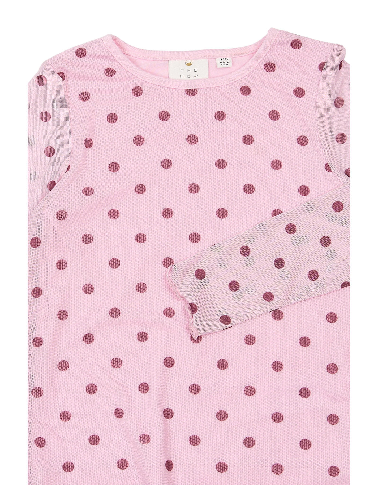 THE NEW TNVandelia L_S Mesh Tee Pink Lavender AOP TN