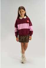 THE NEW TNVaniza OS Polo Sweatshirt Burgundy TN
