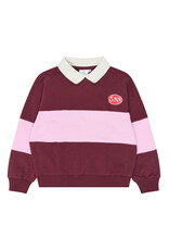 THE NEW TNVaniza OS Polo Sweatshirt Burgundy TN