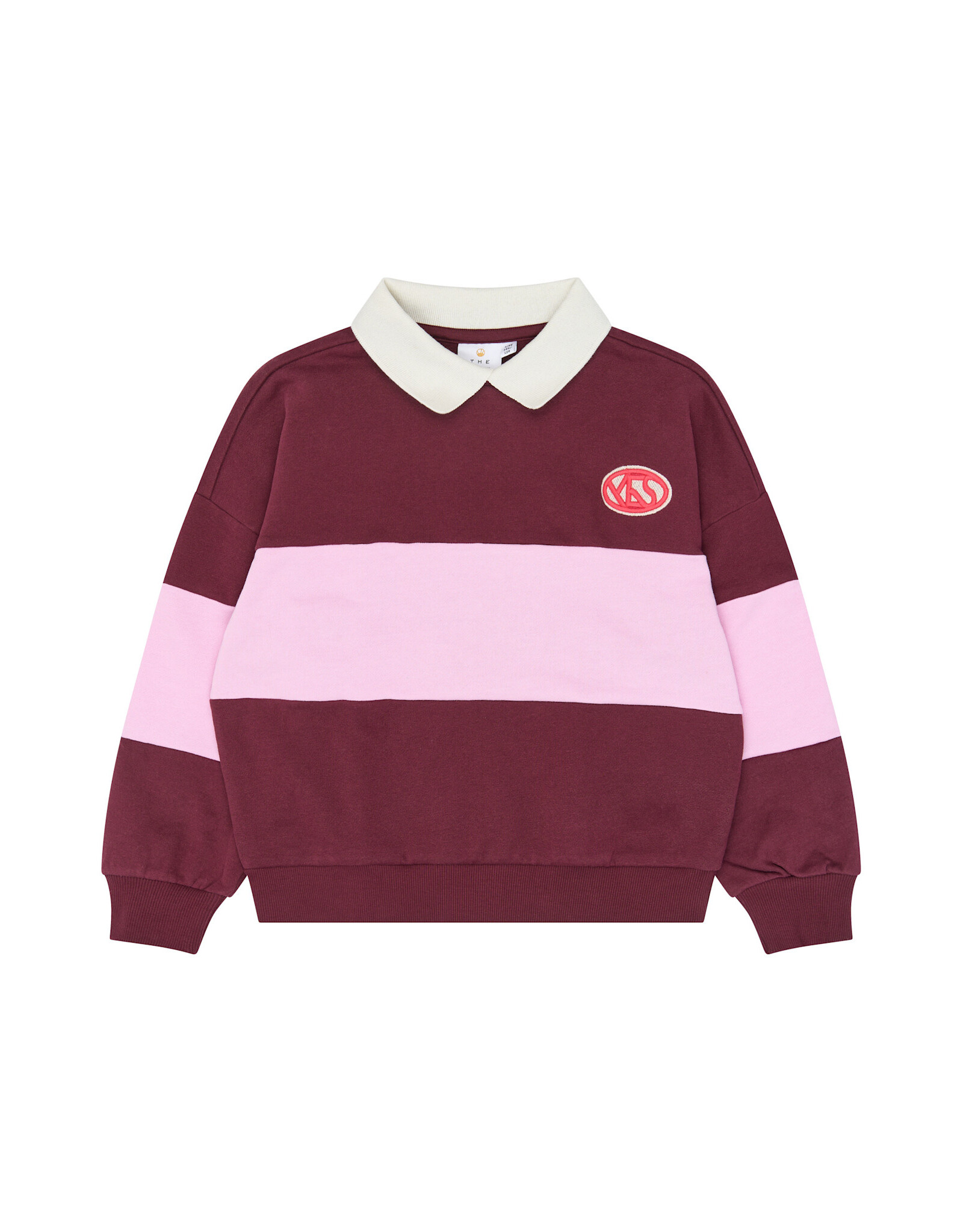 THE NEW TNVaniza OS Polo Sweatshirt Burgundy TN