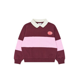 THE NEW TNVaniza OS Polo Sweatshirt Burgundy TN