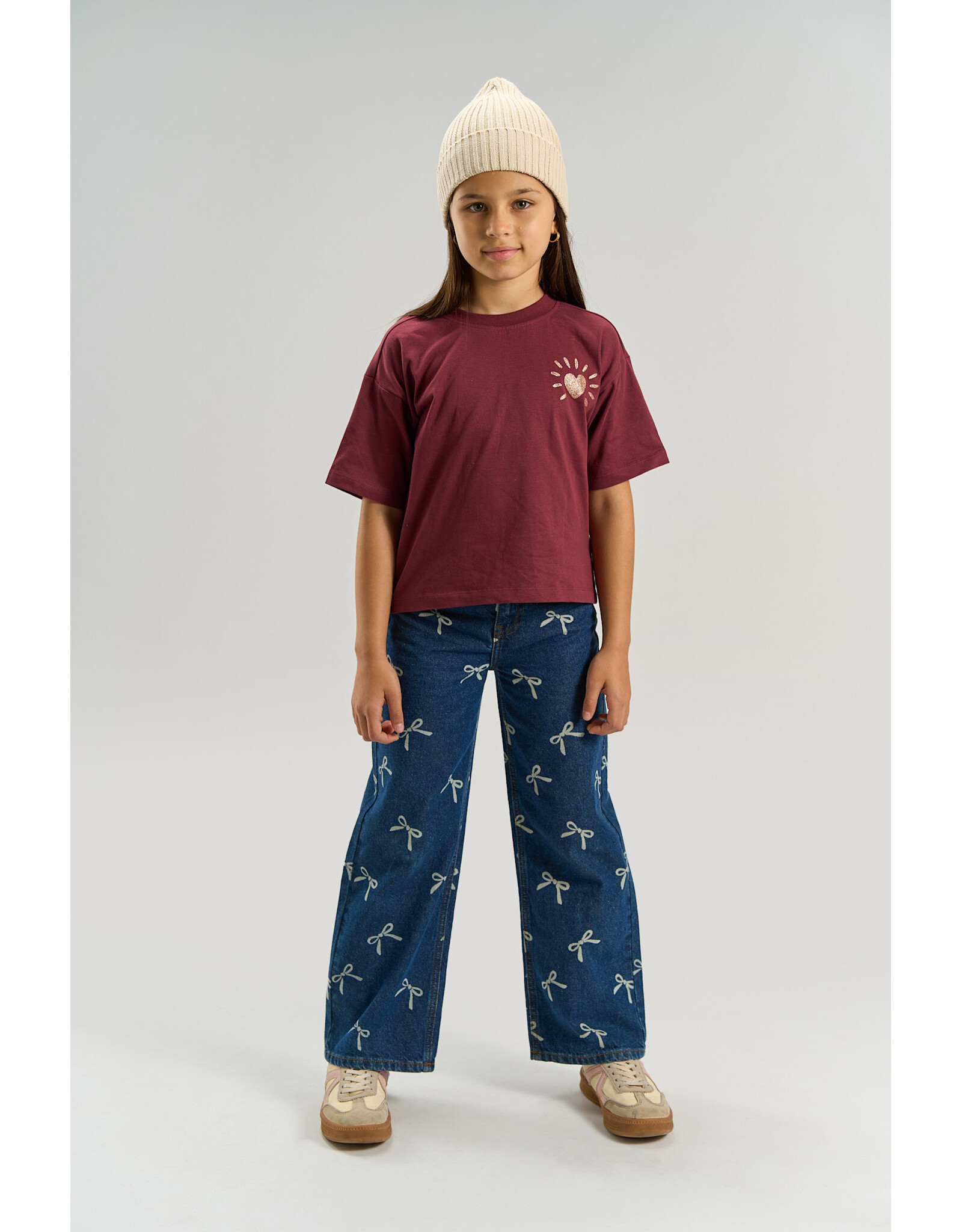 THE NEW TNVioletta OS S_S Tee Burgundy TN