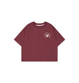 THE NEW TNVioletta OS S_S Tee Burgundy TN