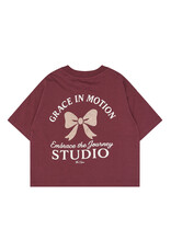 THE NEW TNVioletta OS S_S Tee Burgundy TN