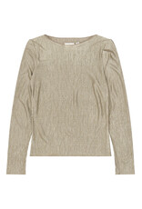 THE NEW TNYeva L_S Glitter Top Taupe Gray TN