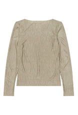 THE NEW TNYeva L_S Glitter Top Taupe Gray TN