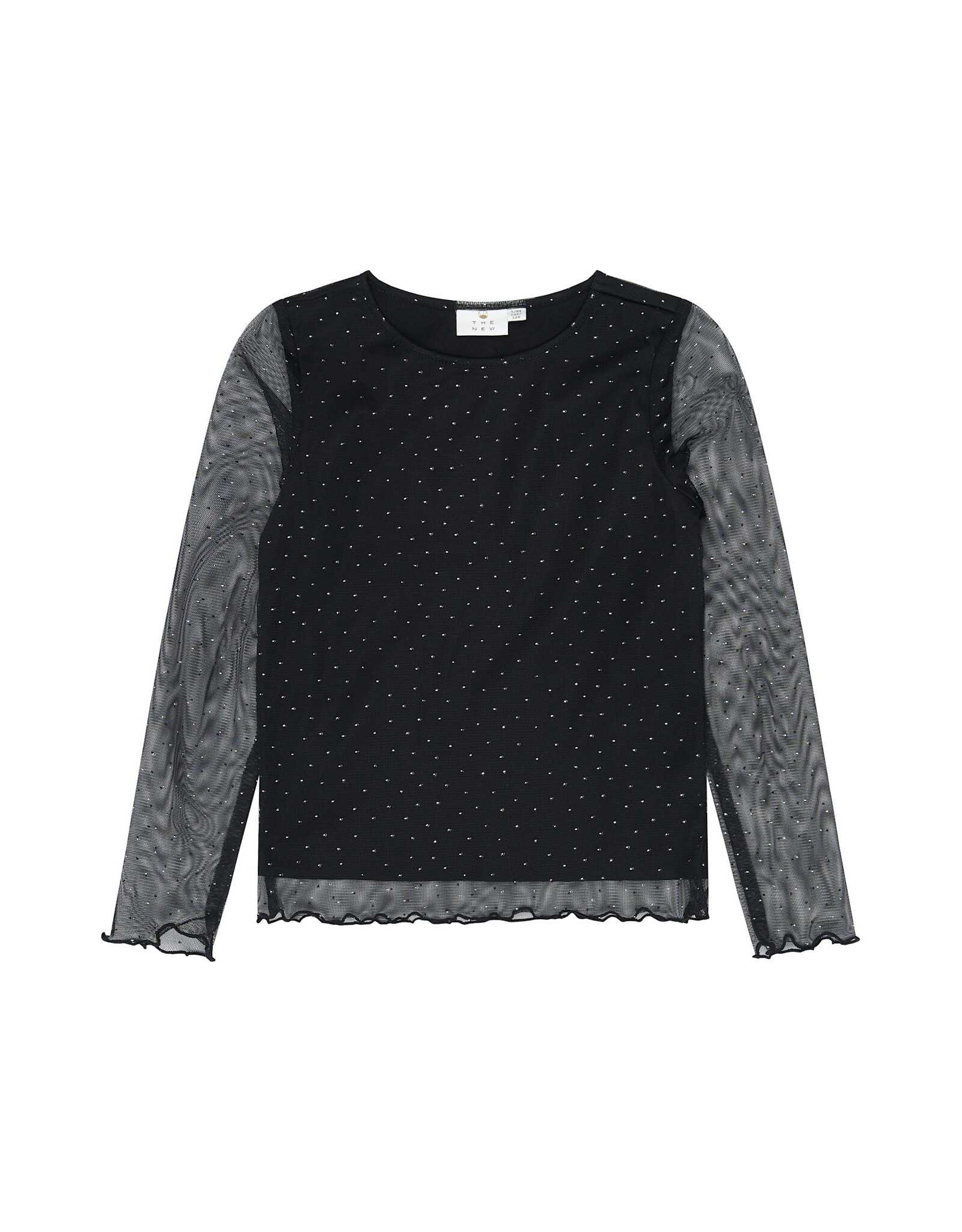 THE NEW TNYancy L_S Mesh Top Black Beauty