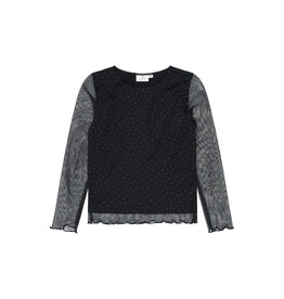 THE NEW TNYancy L_S Mesh Top Black Beauty