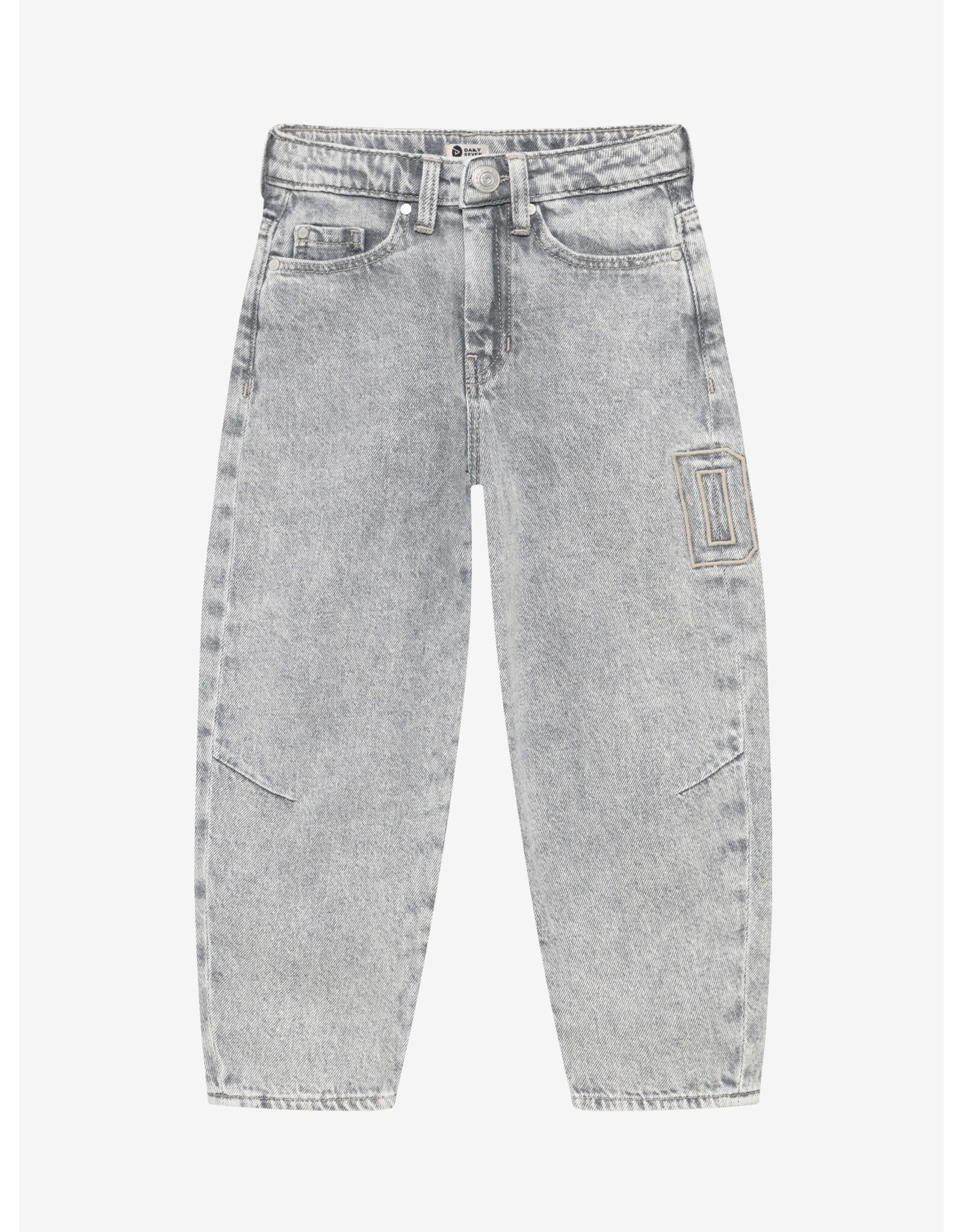 Daily7 Denim Barrel Fit Light Grey Denim W26