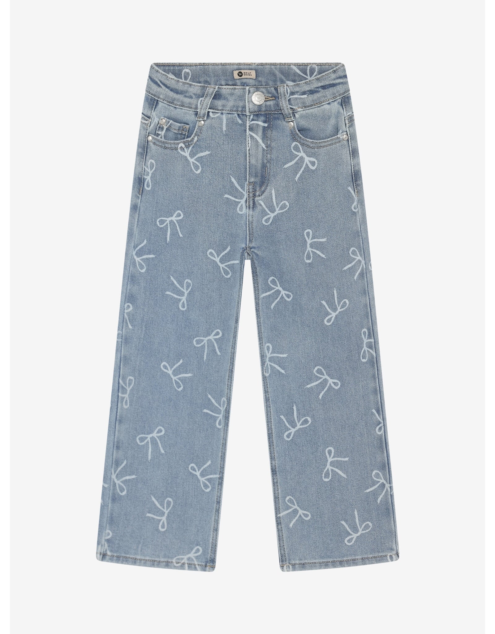 Daily7 Denim Wide Fit Bow Denim W26