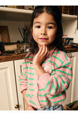 Daily7 Knitwear Striped Cardigan Lilas