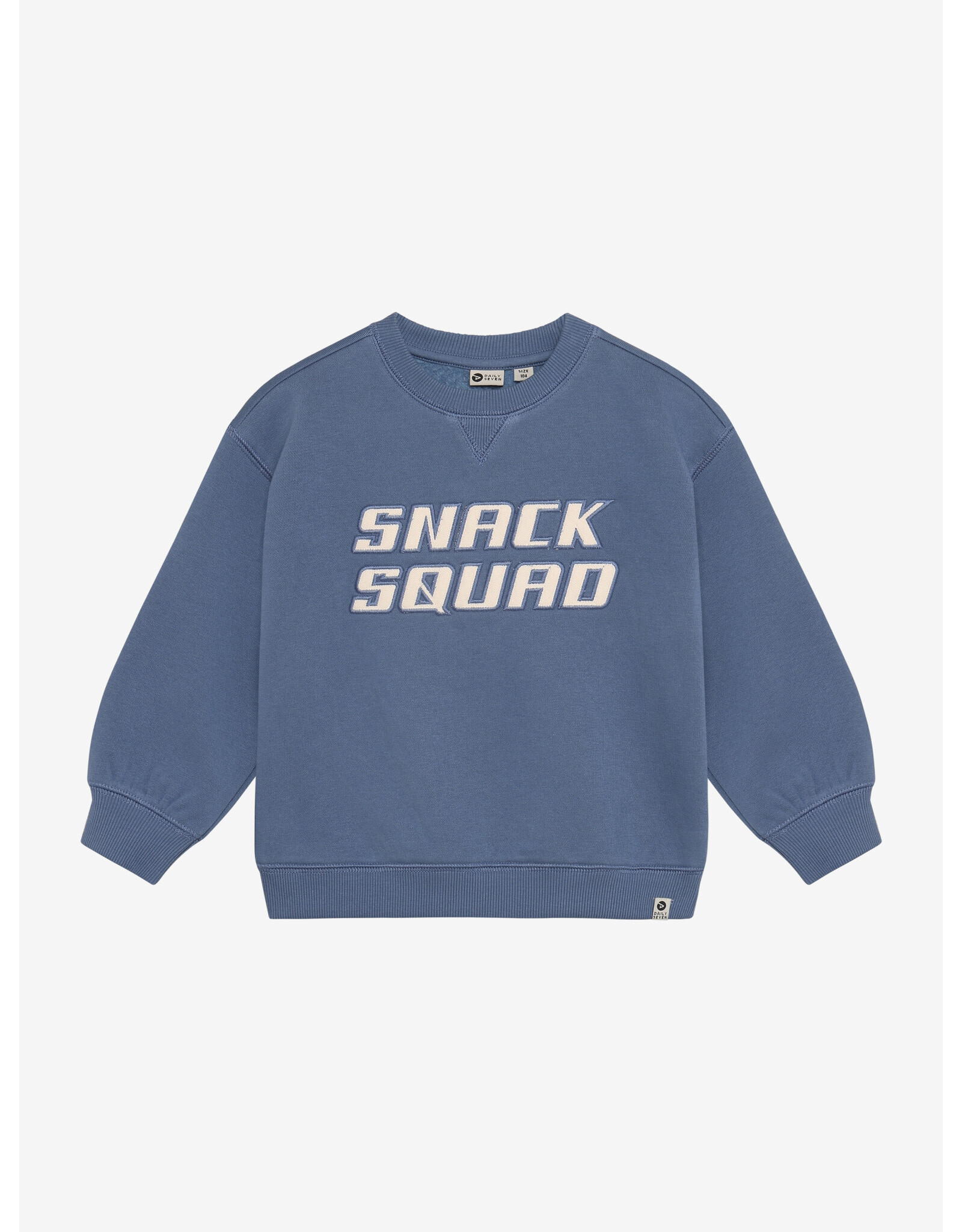 Daily7 Oversized Sweater Artwork Ash Blue
