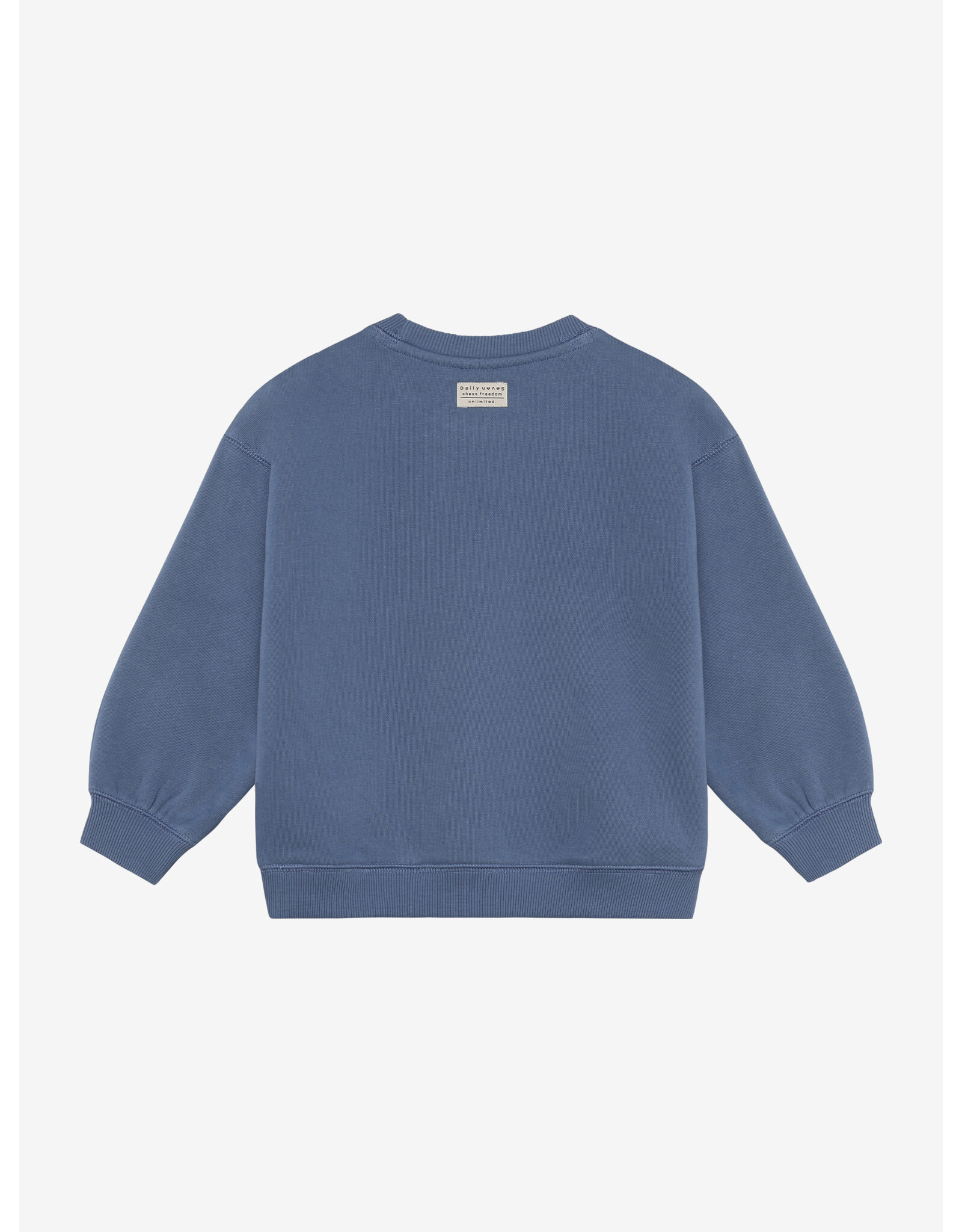 Daily7 Oversized Sweater Artwork Ash Blue