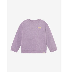 Daily7 Oversized Sweater Backprint Purple Melange