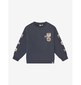 Daily7 Oversized Sweater Badges Odyssey Gray