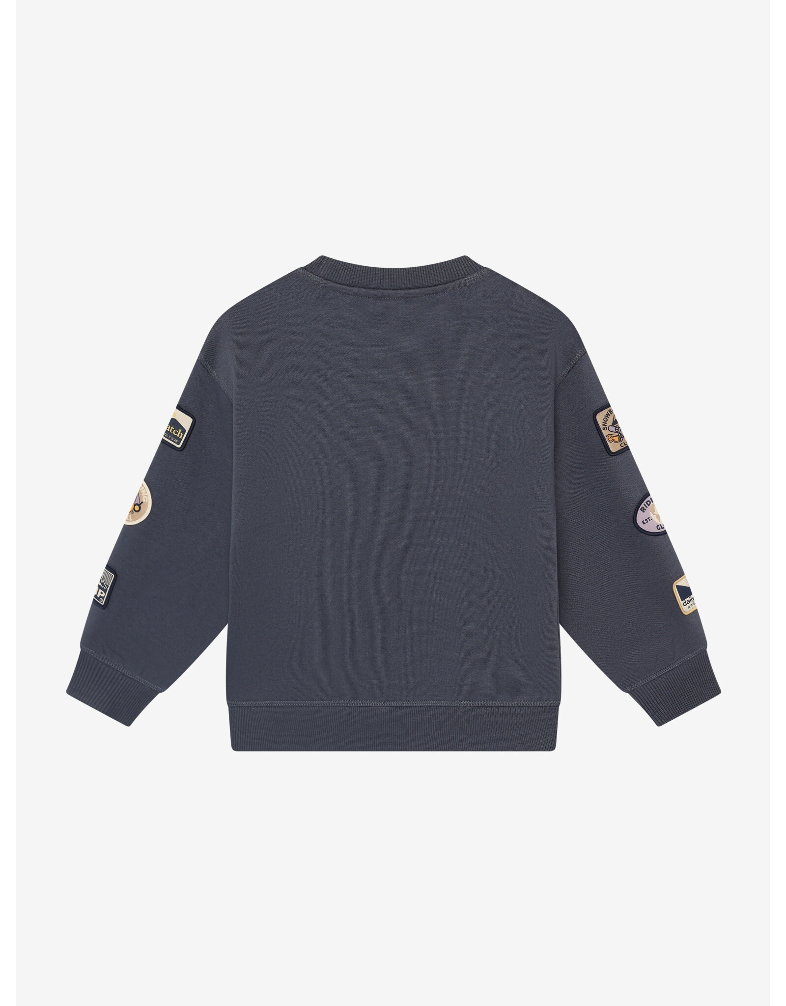 Daily7 Oversized Sweater Badges Odyssey Gray