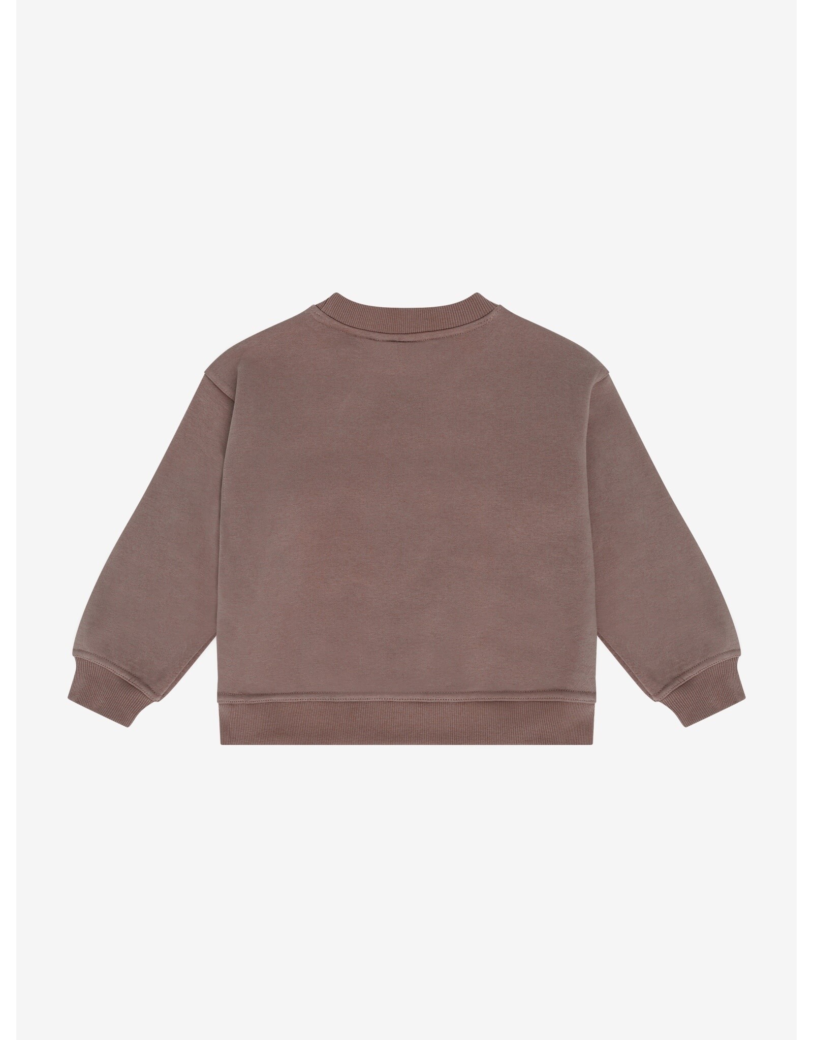 Daily7 Oversized Sweater Print Almond Brown