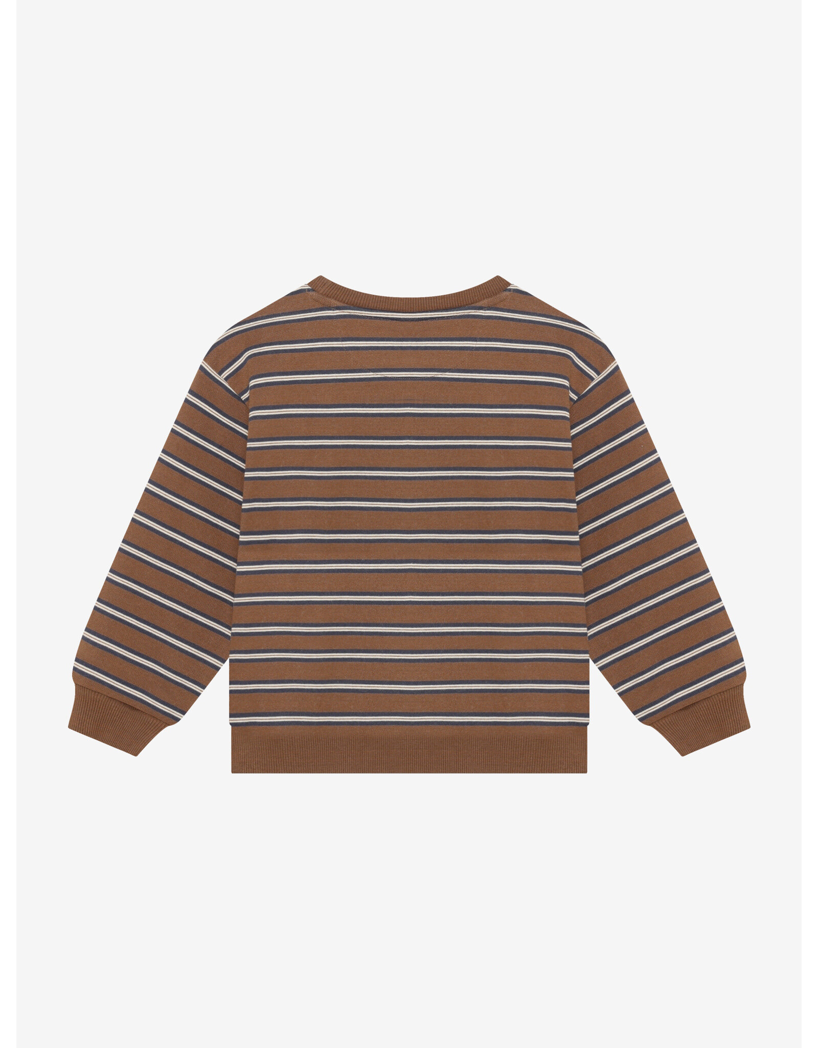 Daily7 Oversized Sweater Striped Almond Brown