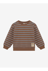 Daily7 Oversized Sweater Striped Almond Brown
