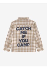 Daily7 Shirt Longsleeve Check  Plaza Taupe