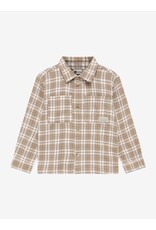 Daily7 Shirt Longsleeve Check  Plaza Taupe