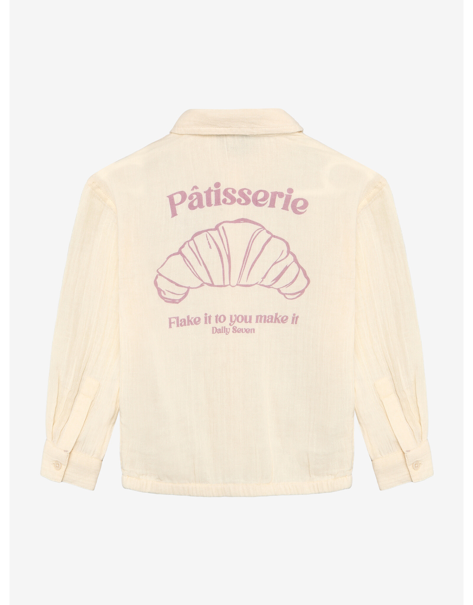 Daily7 Shirt Longsleeve Fancy Mother of Pearl