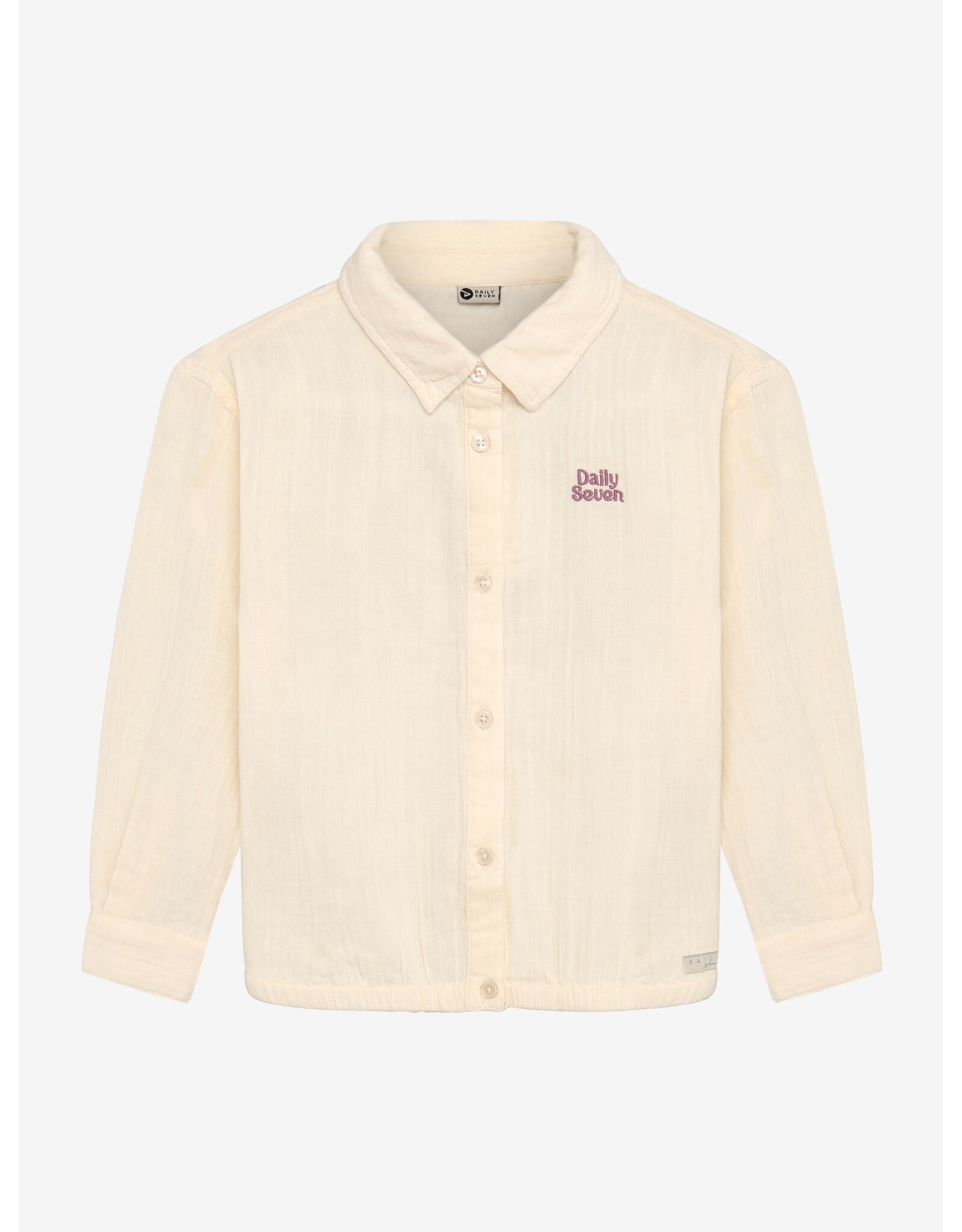 Daily7 Shirt Longsleeve Fancy Mother of Pearl