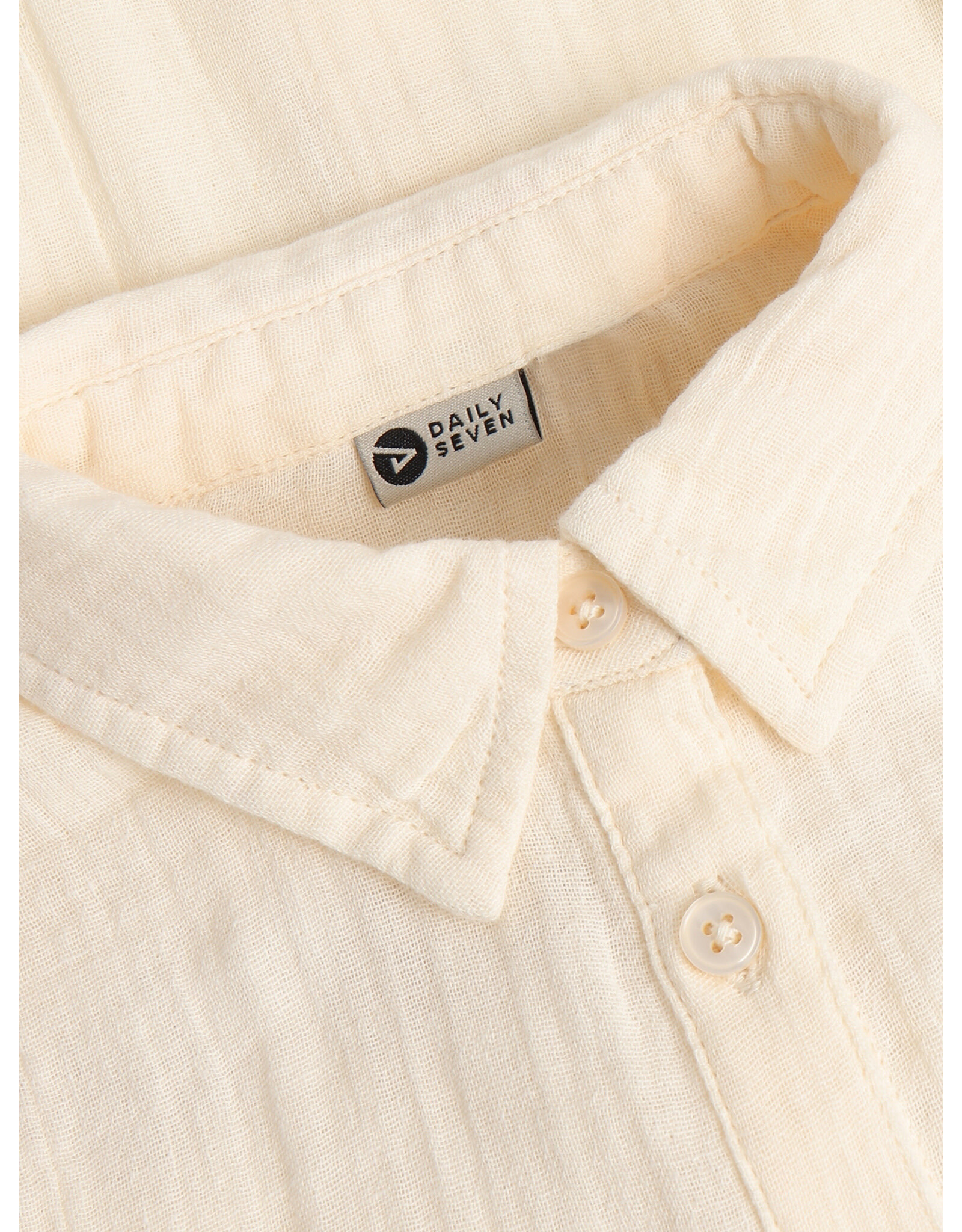 Daily7 Shirt Longsleeve Fancy Mother of Pearl