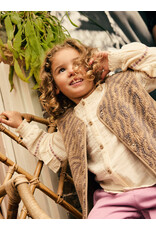 Daily7 Shirt Longsleeve Ruffle Mother of Pearl