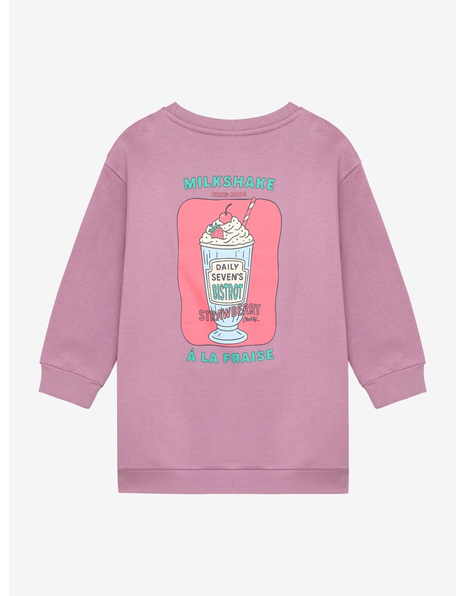 Daily7 Sweat Dress Longsleeve Print Valerian