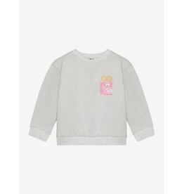 Daily7 Sweater Backprint Light Grey Melange