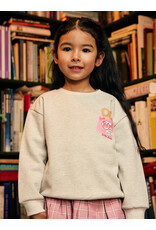 Daily7 Sweater Backprint Light Grey Melange