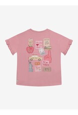 Daily7 T-shirt Backprint Lilas